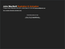 Tablet Screenshot of johnmacneill.com